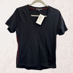 Prince Peter Collection Black and Red Fitted Short Sleeve Tee